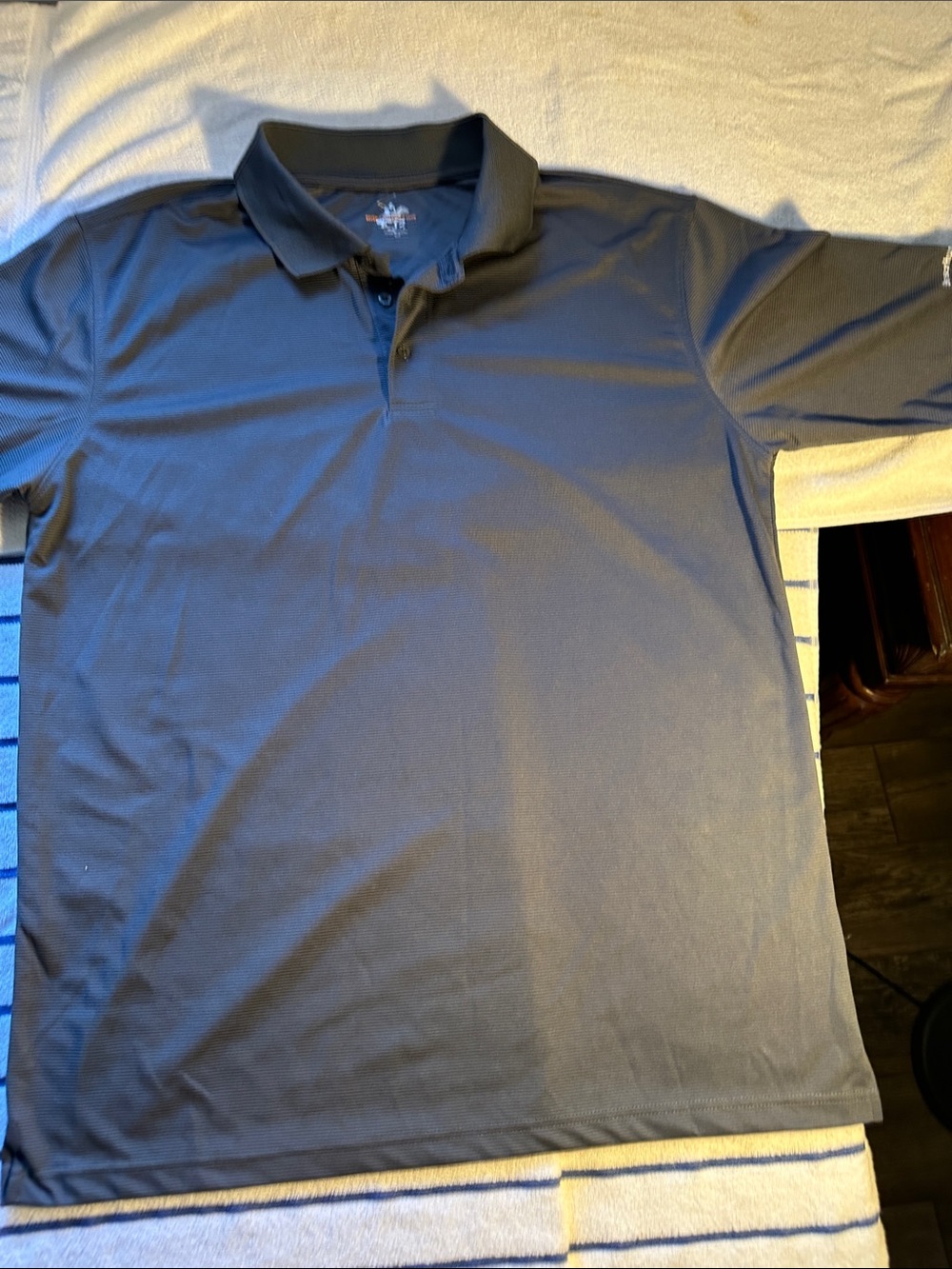 Beverly Hills Polo Club Men's Dark Gray Polo Shirt